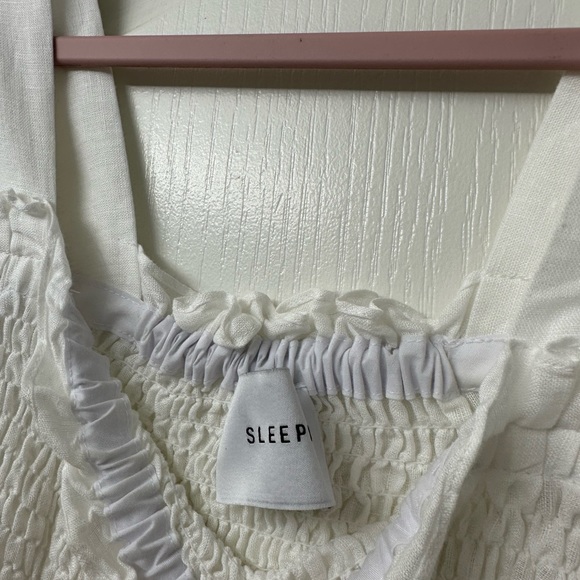 Sleeper Belle linen dress white - Picture 8 of 8